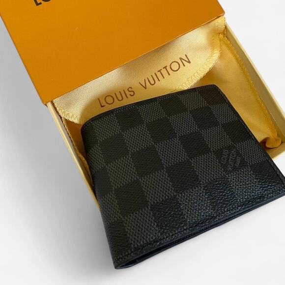 Louis Vuitton Damier Graphite Canvas Multiple Wallet model N62663 - Picture 2 of 4